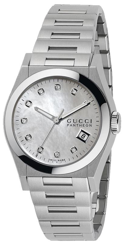 gucci pantheon watch women& 39|gucci 115 pantheon watch.